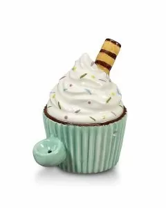 Ceramic Pipe Cupcake Design - 4" Inch - #82547