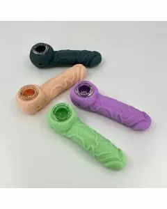HANDPIPE SILICONE 4" INCH - PENIS - ASSORTED
