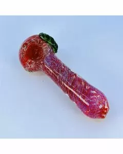Handpipe 4.5" Inch - With Leaf Art - Assorted Colors
