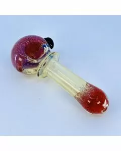 Handpipe 5" Inch - Frit Pipe Fumed With Rim - Assorted Color