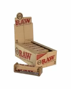Raw Hemp Plastic Cigarette Rolling Machine - 12 Rollers In Box