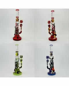 Hipster - Waterpipe Straight Fancy Decor - 14 Inches - (HP024)