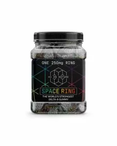 Hon-Space Ring Delta 8-Gummies Jar 250mg-50 Per Pack