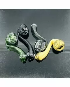 Hpag33 Handpipe 4 inches Sherlock Fumed