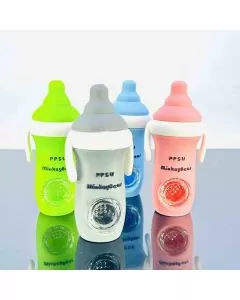 Handpipe Silicone 4 Inch Baby Bottle - 4 Piece Per Pack - NYSP316