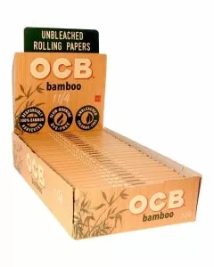 Ocb Bamboo Papers With Tips 1.25 Size - 24 Pack Per Box