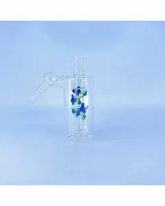 Ash Catcher 45 Degree - 14 Male - 14 Female With Showerhead and Flowers Perc