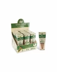 KING PALM CONES NATURAL - 84MM - 3 COUNT PER PACK - 15 PACK PER BOX
