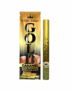 King Palm - King Size Cones Caramel Gold - 1 Counts Per Pack - 15 Counts Pack Per Box - KP-2099