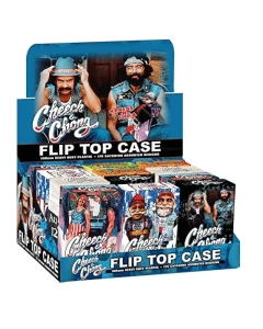 Cheech & Chong Plastic Cig Case With  Flip Top - 12 Counts Per Box