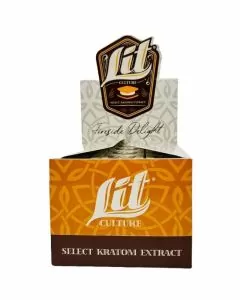Lit Culture Kratom Extract - 15ml Shot - 12 Per Pack - Fireside Delight