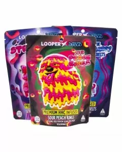Looper X Dosed Hhc Gummies - 250mg - 10 Counts Per Pack