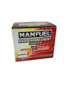 Manfuel - Male Enhancement - Shots 3oz - 12 Counts Per Display - Wildberry  Flavour