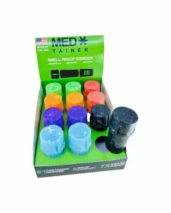 Medtainer - Marble - Assorted Colors - 12 Pieces Per Display