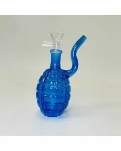 Mini Grenade Waterpipe with Nozzle - 5.5 Inch - Assorted Colors