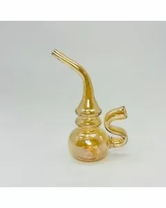 Mini Waterpipe Electroplated - 3.5 Inches