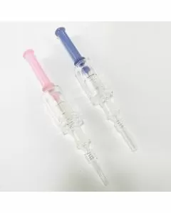 Nectar Collector With Matrix And Nail - Assorted Colors - Price Per Piece