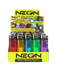 Neon Gas Lighter - 50 Counts Per Box