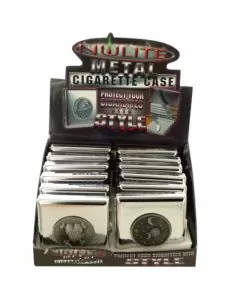 Nulite - Tobacco Case Metal - 12 Packts Per Display