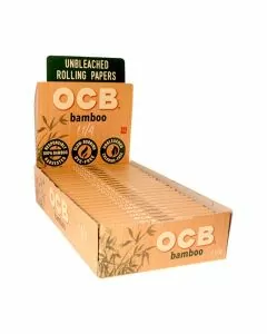 OCB BAMBOO ULTRA THIN UNBLEACHED PAPERS SLIM size 24 Pack