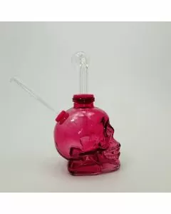 6-Inch Oil Burner Waterpipe with Skull Design