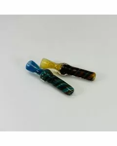 One-hitter With Colorful Strips - 5 Pieces Per Pack
