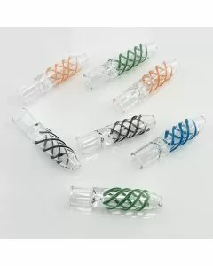 ONE HITTER 2" INCH - ASSORTED COLOR - 7 PER PACK