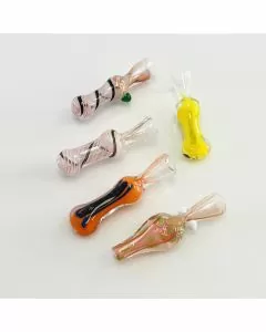ONE HITTER-CHILLUM PINK - 12 PER PACK - ASSORTED