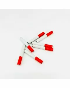 ONE HITTER CIGARETTE BAT - 2" IN SIZE ROUND - 24 PIECES PER PACK