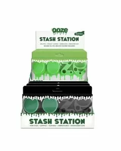 OOZE - STASH STATION - SILICONE CONTAINER - 12 COUNT PER DISPLAY