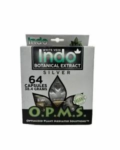 Opms - Silver White Indo Blister Packs - 64 Capsules - 38.4 Grams  