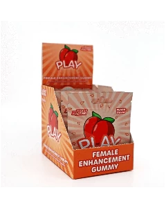 Play Female Enhancement Gummy - 6 Gram - Single Dose - Peach
