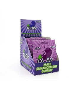Play Male Enhancement Gummy - 6 Gram - Single Dose - Eggplant