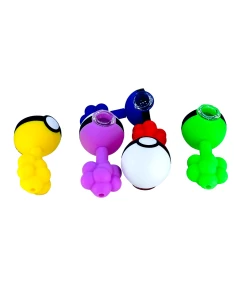 Pokeball Handpipe 4 Inch - HP5016 - Assorted Colors - Price Per Piece