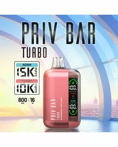 Priv Bar Turbo 15000 Puffs Disposable 5 Count