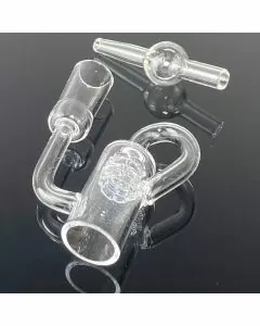 Recycler Banger - With Diamond Knot and Carb Cap