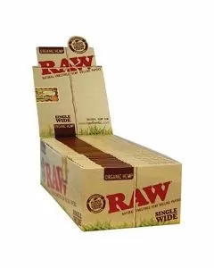 RAW ORGANIC HEMP SW SINGLE WINDOW - 50 PACK PER BOX