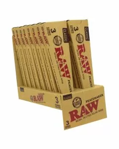 Raw Classic Peacemaker Pre-Roll Cone - 3 Counts Per Pack - 16 Packs Per Display