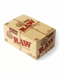RAW CONNOISSEUR - 1 1/4 WITH TIP - 24 PER BOX