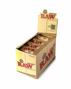 RAW - PRE-ROLLED TIPS WIDE - 21 COUNT PER PACK