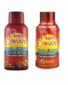 Red Dawn - Extra Mood Enhancement - 2oz - 4 Counts Per Serving Bottle - 12 Bottles Per Box