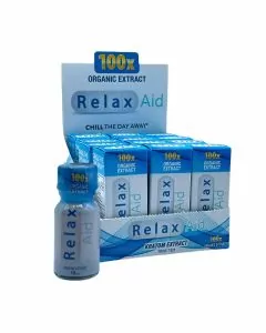 Relax Aid 100X - 10ml Shots - 12 Per Display