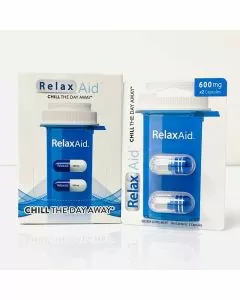 RELAX AID - 2 CAPSULES PER PACK - 6 PACKS PER BOX