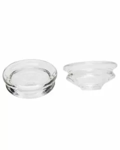 Replacement Glass Bowl For Silicone Pipe - Clear - Price Per Piece - VCGB1