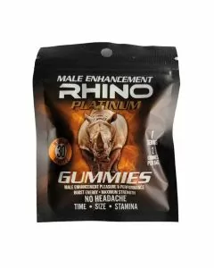 Rhino Platinum Gummies - 24 Packs Per Box