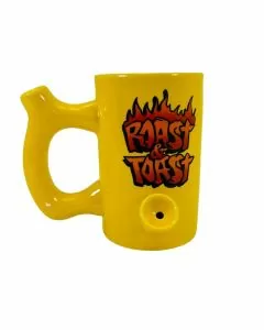 Roast and Toast - Yellow Mug  Graffitti (82439)
