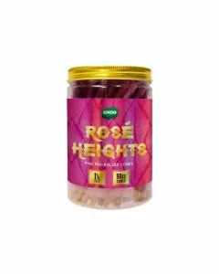 ENDO ROSE HEIGHTS PINK PRE-ROLLED CONE - 1 1/4 SIZE - 90 CONES PER JAR
