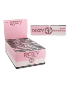Rozy Bouquet Pink Papers With Prerolled Tips - King Size - 24 Packs Per Box