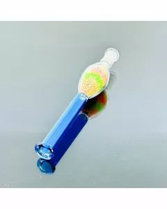 Sand Filled Multi Colored Nectar Collector 10mm - Glow In The Dark - Assorted Colors - WCNC1