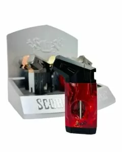 Scorch Torch Premier Cigar Torch with Integrated Cutter - Set of 9 in Display (61736)